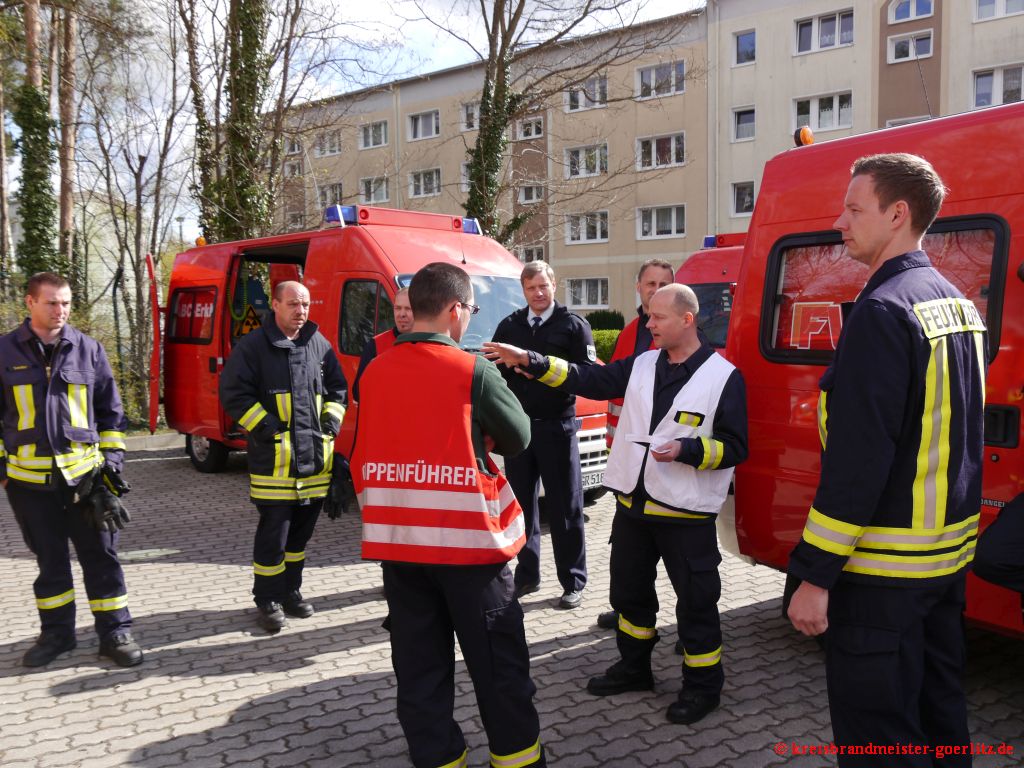 Ausbildung der Erkundungszüge und des GGZ in Niesky